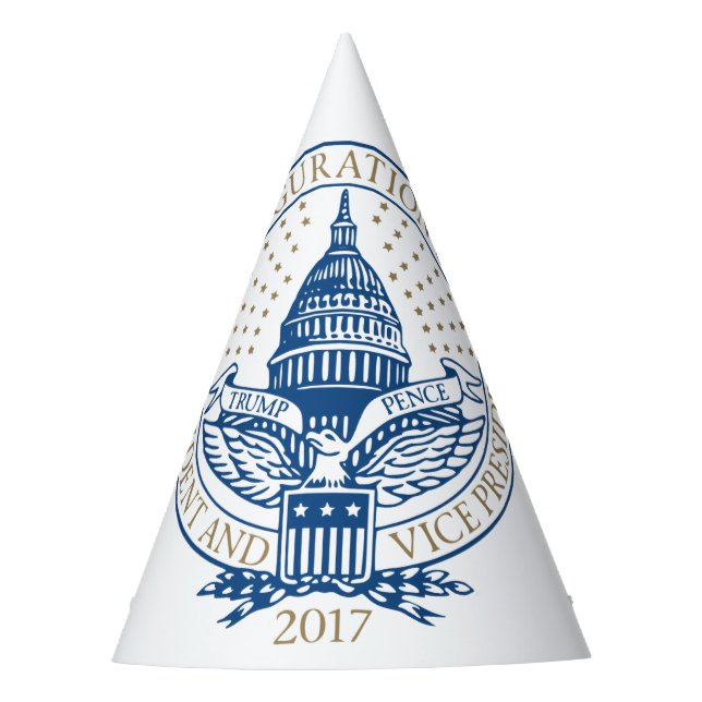 Chapeaux De Fêtes Logo de Trump Pence 2017 pour l'investiture présid (Devant)