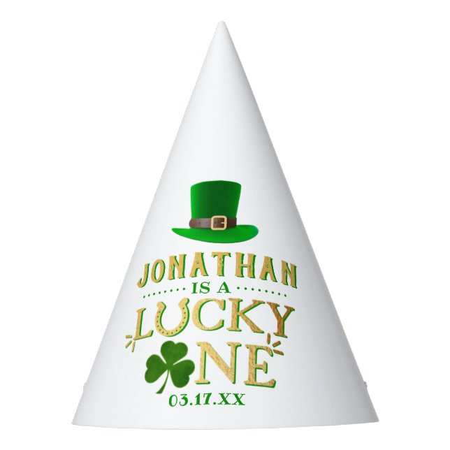 Chapeaux De Fêtes Lucky One St. Patrick's Day 1er anniversaire (Devant)