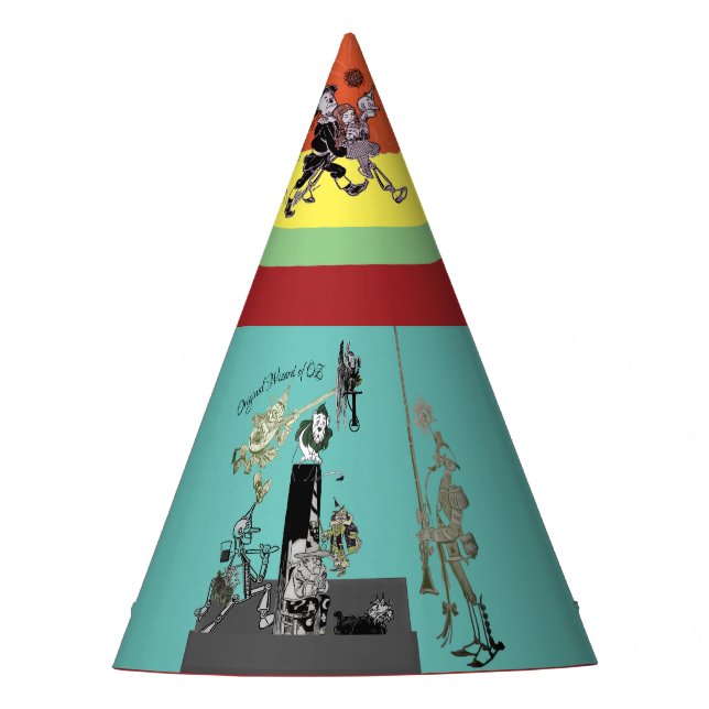 Chapeaux De Fêtes Magicien d'OZ Illustrations Authentiques Soirée | (Devant)