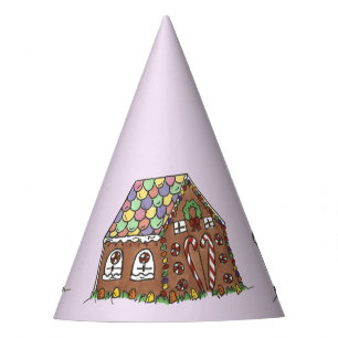 Chapeaux De Fêtes Maison en pain d'épices Maison Sweet Maison Noël N