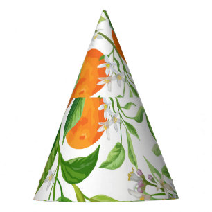 Chapeaux De Fêtes Mandarin : Motif coloré tropical