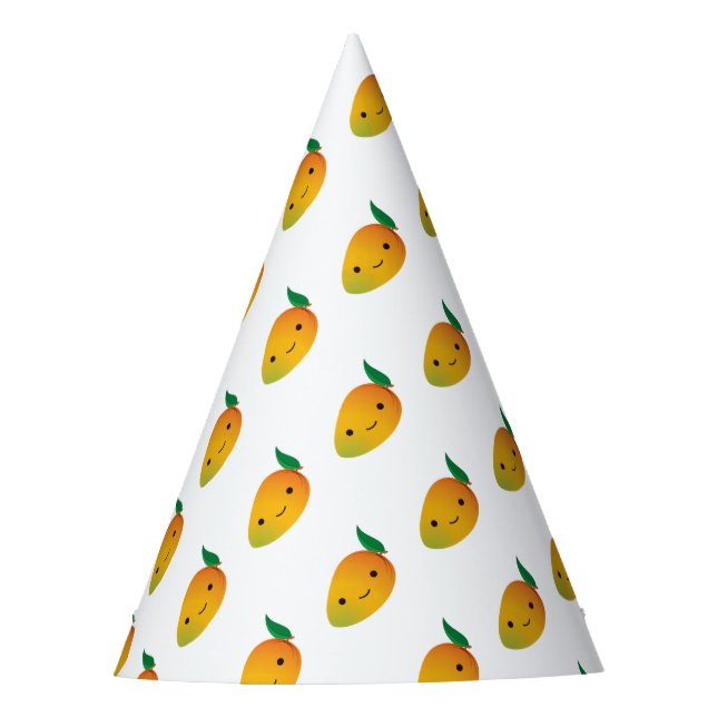 Chapeaux De Fêtes Mangue de sourire mignonne de Kawaii (Devant)