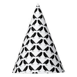 Chapeaux De Fêtes Mariage gothique Bissing Ravens Motif