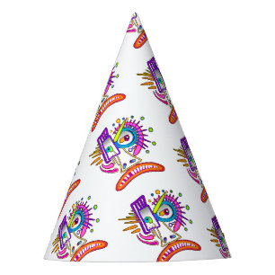 CHAPEAUX DE FÊTES MÉÉMOGIE EMOJI DE TRIBAL FROWNIE