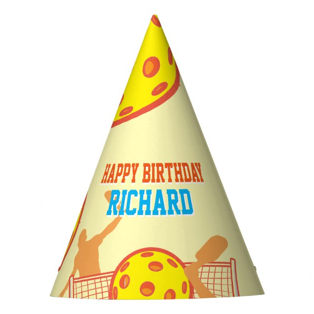 Chapeaux De Fêtes Meilleur Joueur de Pickleball Amusant fête d'anniv (Devant)