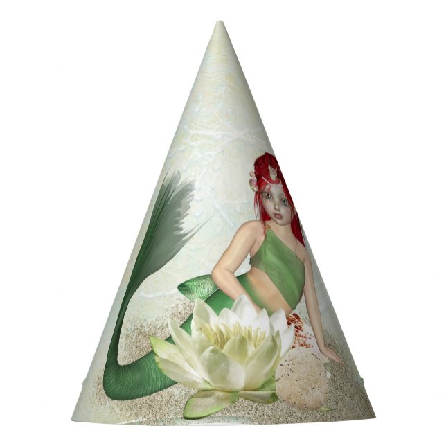 Chapeaux De Fêtes Mermaid Casquette de fête d'anniversaire (Devant)