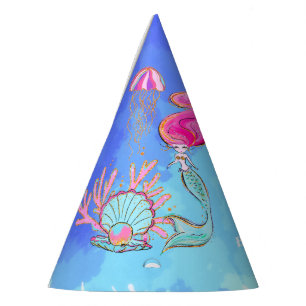 Chapeaux De Fêtes Mermaid Et Pearl Clam