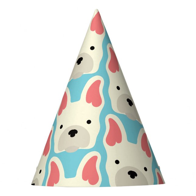 Chapeaux De Fêtes Mignonne Chien-taureau français. (Devant)