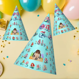 Chapeaux De Fêtes Mignonnes sirènes sous la mer Anniversaire de enfa