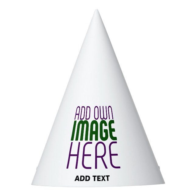 CHAPEAUX DE FÊTES MODÈLE DE TEXTE D'IMAGE BLANCHE SIMPLE MODERNE (Devant)
