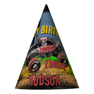 Chapeaux De Fêtes Monster Jam - Anniversaire Zombie