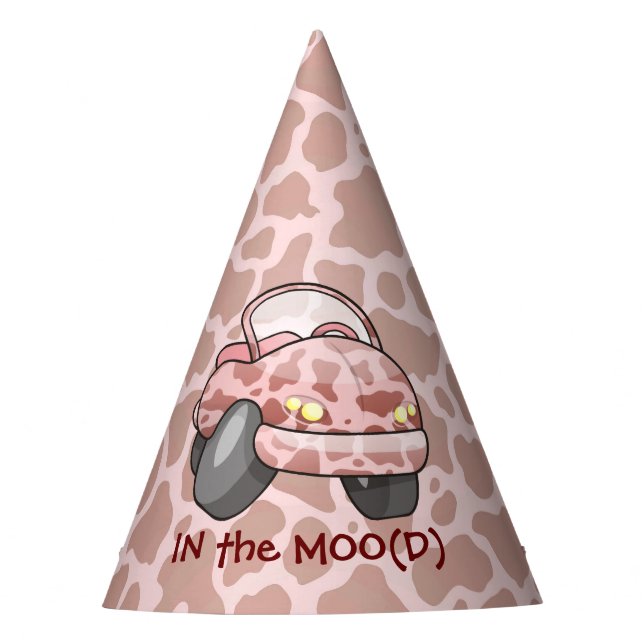 Chapeaux De Fêtes Moo Car (Devant)