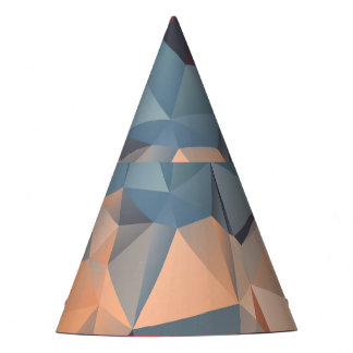 Chapeaux De Fêtes Mosaïque polygonale : Elégance géométrique créativ