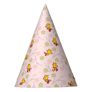 Chapeaux De Fêtes Motif de fleurs de cerisiers roses Woodstock