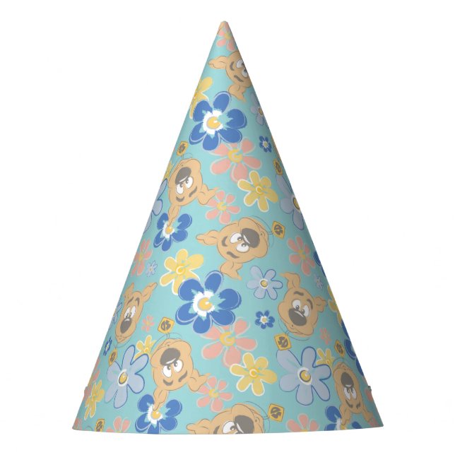 Chapeaux De Fêtes Motif de fleurs Scooby-Doo (Devant)