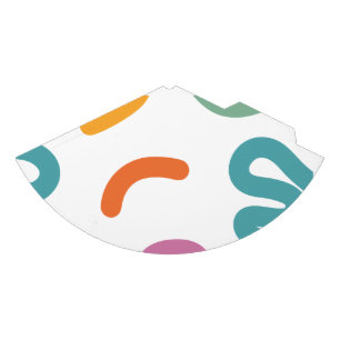 Chapeaux De Fêtes Motif de formes abstraites colorées