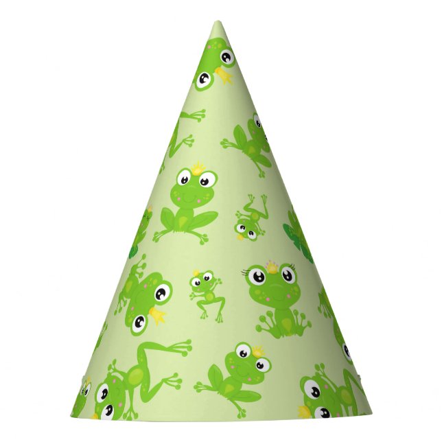Chapeaux De Fêtes Motif de grenouille, Grenouilles mignonnes, Grenou (Devant)