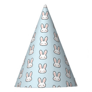 Chapeaux De Fêtes Motif de lapin visage de lapin mignon