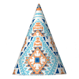 Chapeaux De Fêtes Motif de l'ornement de la tribu indienne