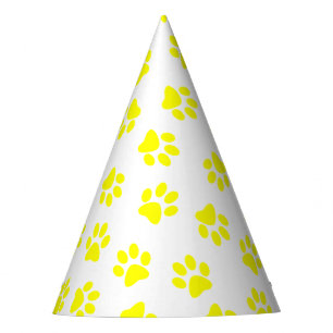Chapeaux De Fêtes Motif De Pâtes, Patrouilles De Chien, Paws Jaunes