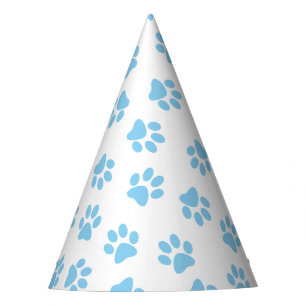 Chapeaux De Fêtes Motif De Pâtes, Poches De Chien, Bébé Pâtes Bleues