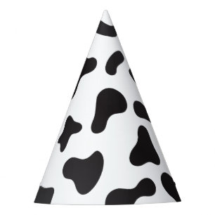 Chapeaux De Fêtes Motif de texture de peau de vache