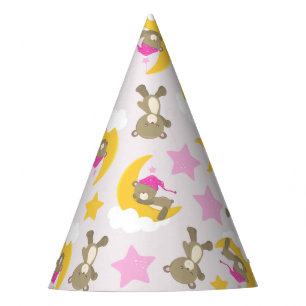 Chapeaux De Fêtes Motif D'Ours, Nounours, Mignons Ours, Étoiles
