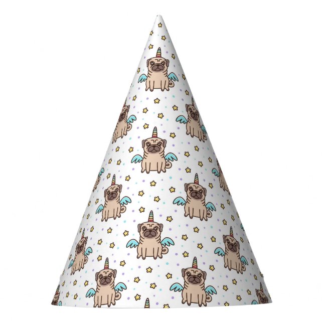 Chapeaux De Fêtes Motif d'Unipug (Devant)
