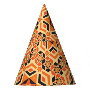 Chapeaux De Fêtes Motif géométrique au sol italien, mosaïque vintage