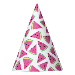 Chapeaux De Fêtes Motif pastèque
