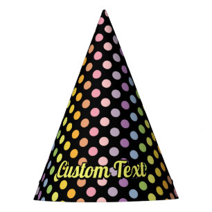 Chapeaux De Fêtes Motif Pois Rainbow