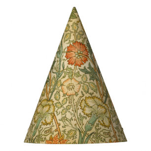 Chapeaux De Fêtes Motif Rose et Rose vintage de William Morris