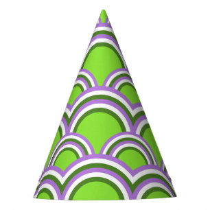 Chapeaux De Fêtes Motif sans couture avec arc-en-ciel casquette de f