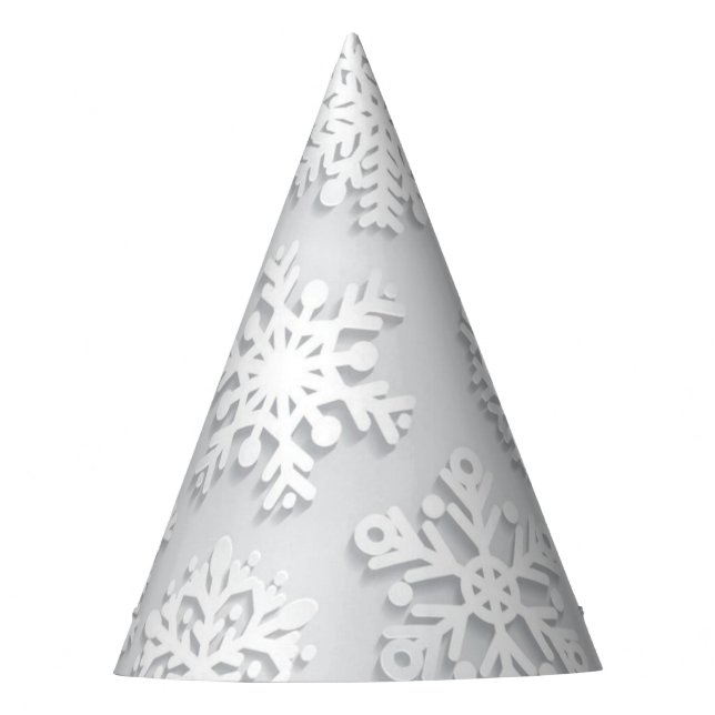 Chapeaux De Fêtes Motif Snowflake (Devant)