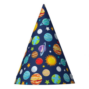 Chapeaux De Fêtes Motif spatial, Planètes, Étoiles, Cosmos, Galaxie