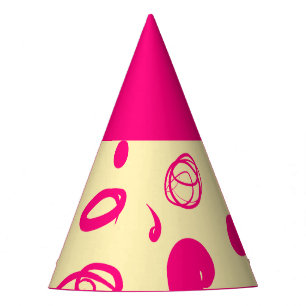 Chapeaux De Fêtes Motifs linéaires et taches design Casquette de fêt