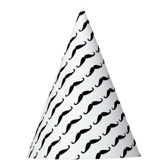 Chapeaux De Fêtes Moustache noire (Devant)