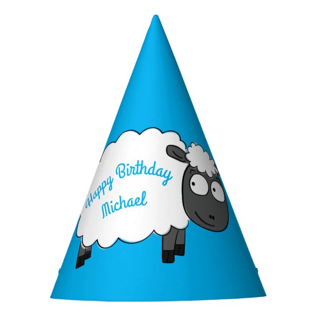 Chapeaux De Fêtes Mouton Anniversaire Soirée Caricature (Devant)