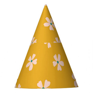 Chapeaux De Fêtes Mustard floral : vintage ditsy blender