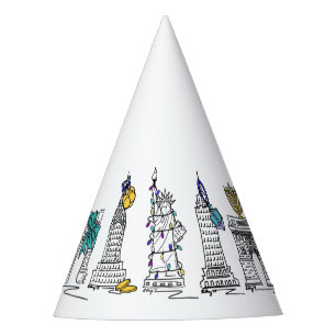 Chapeaux De Fêtes New York City Hanoukka NYC Fête juive Chanukah