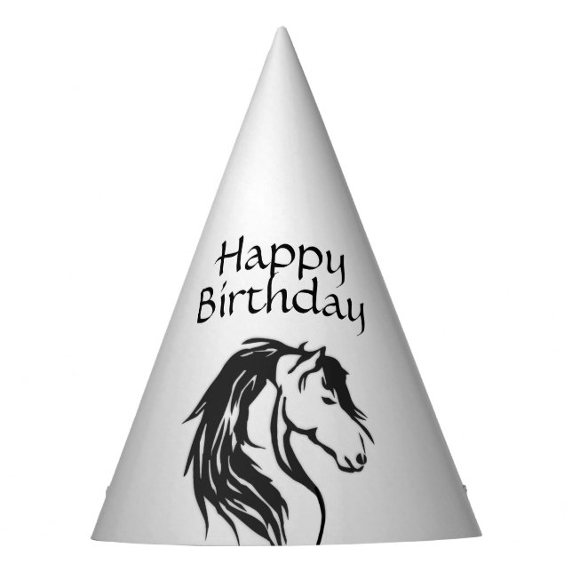 Chapeaux De Fêtes Noble Cheval Head Anniversaire (Devant)