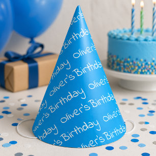 Chapeaux De Fêtes Nom du garçon personnalisé Anniversaire Casquettes