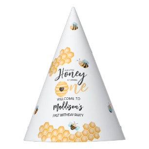 Chapeaux De Fêtes Notre petit miel Premier anniversaire de bienven