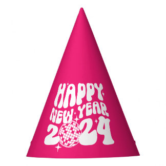 Chapeaux De Fêtes Nouvel An Pink Disco