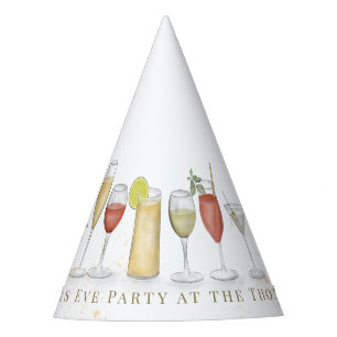 Chapeaux De Fêtes Nouvel An Réveillé Whimsical Cute Fun Cocktails Fu