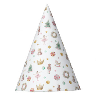 Chapeaux De Fêtes Nutcracker rose doux Anniversaire