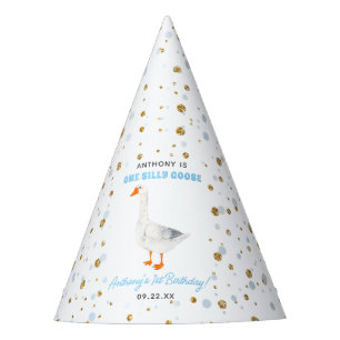 Chapeaux De Fêtes One Silly Goose Boys 1er Anniversaire