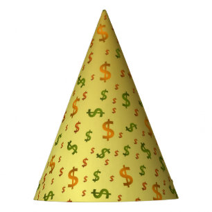 Chapeaux De Fêtes or, argent, dollar, signe, monnaie, symbole,
