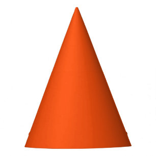 Chapeaux De Fêtes orange de néon solide