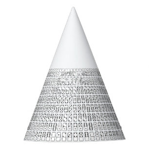 Chapeaux De Fêtes Original black and white domino